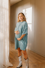 Cargar imagen en el visor de la galería, Vestido Aura Azul | Vestidos de maternidad