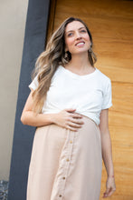 Cargar imagen en el visor de la galería, Vestido Vida Beige | Vestidos de maternidad