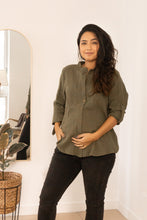 Cargar imagen en el visor de la galería, Blusa Pura Verde | Ropa de maternidad