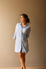 Cargar imagen en el visor de la galería, Pijama Serena Azul | Pijama de maternidad