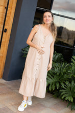 Cargar imagen en el visor de la galería, Vestido Vida Beige | Vestidos de maternidad