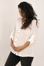 Cargar imagen en el visor de la galería, Blusa Pura Blanca | Ropa de maternidad
