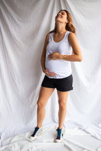 Cargar imagen en el visor de la galería, T-shirt Básica manga sisa gris | Ropa de maternidad