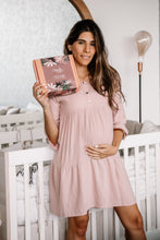 Cargar imagen en el visor de la galería, Vestido Afrodita Palo de rosa | Vestidos de maternidad