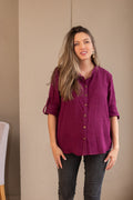 Blusa Pura Uva | Ropa de maternidad