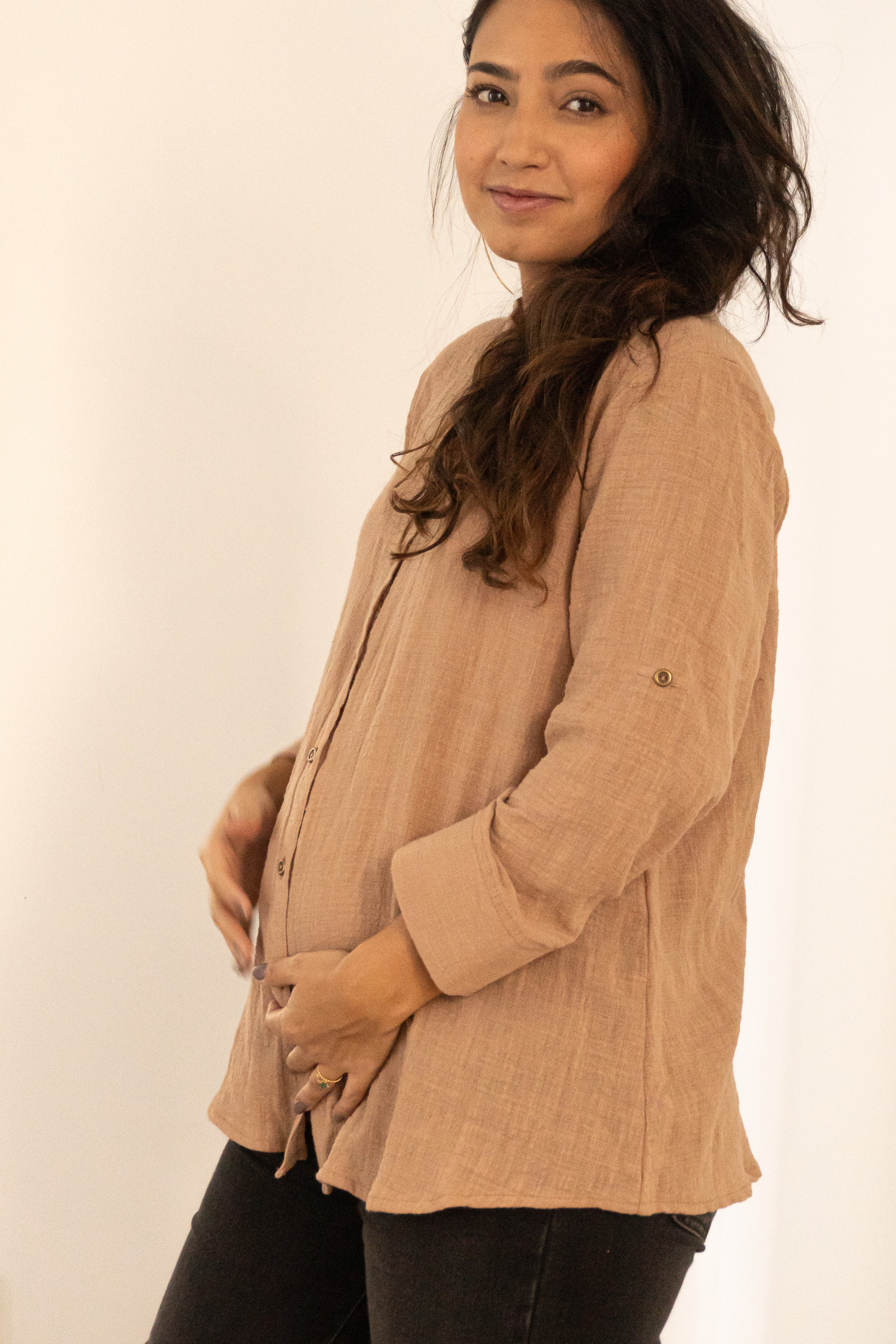 Blusa Pura Palo de Rosa | Ropa de maternidad