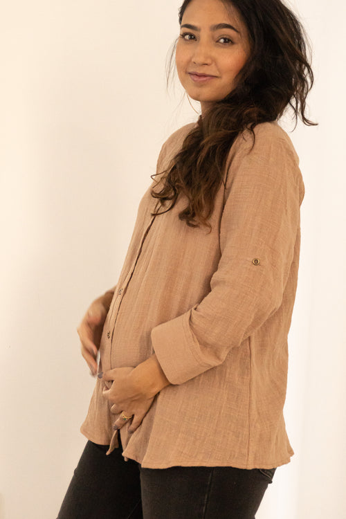 Blusa Pura Palo de Rosa | Ropa de maternidad