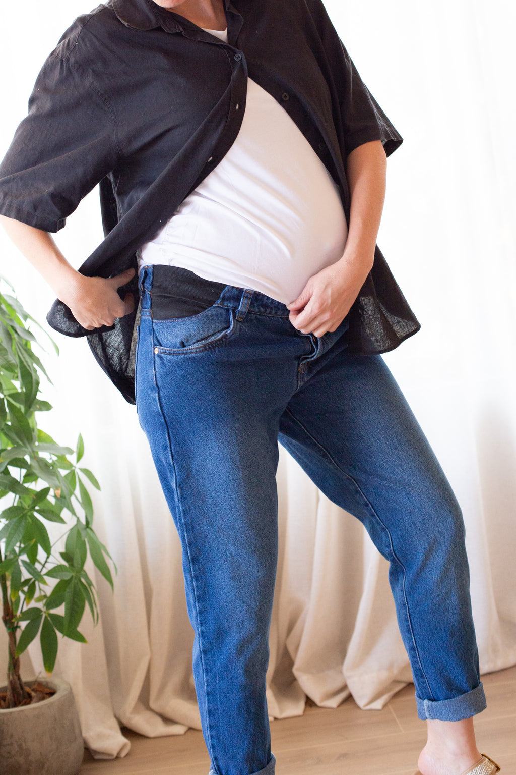 Jean Boyfriend Azul | Jeans de maternidad