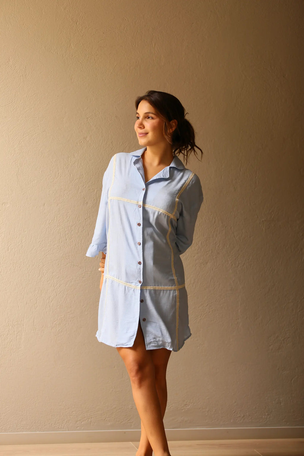 Pijama Serena Azul | Pijama de maternidad