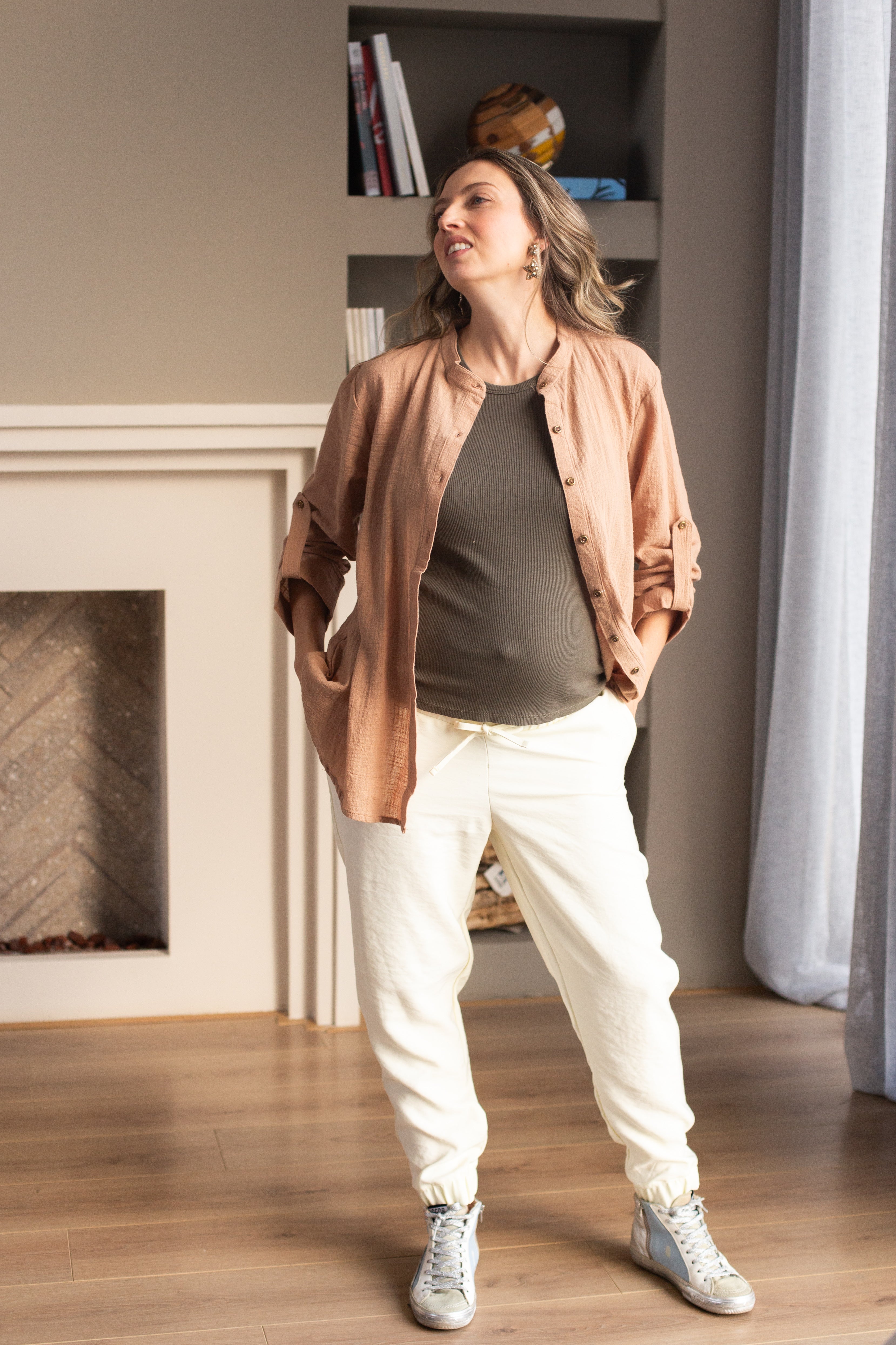 Jogger KOS Crema | Pantalones de maternidad