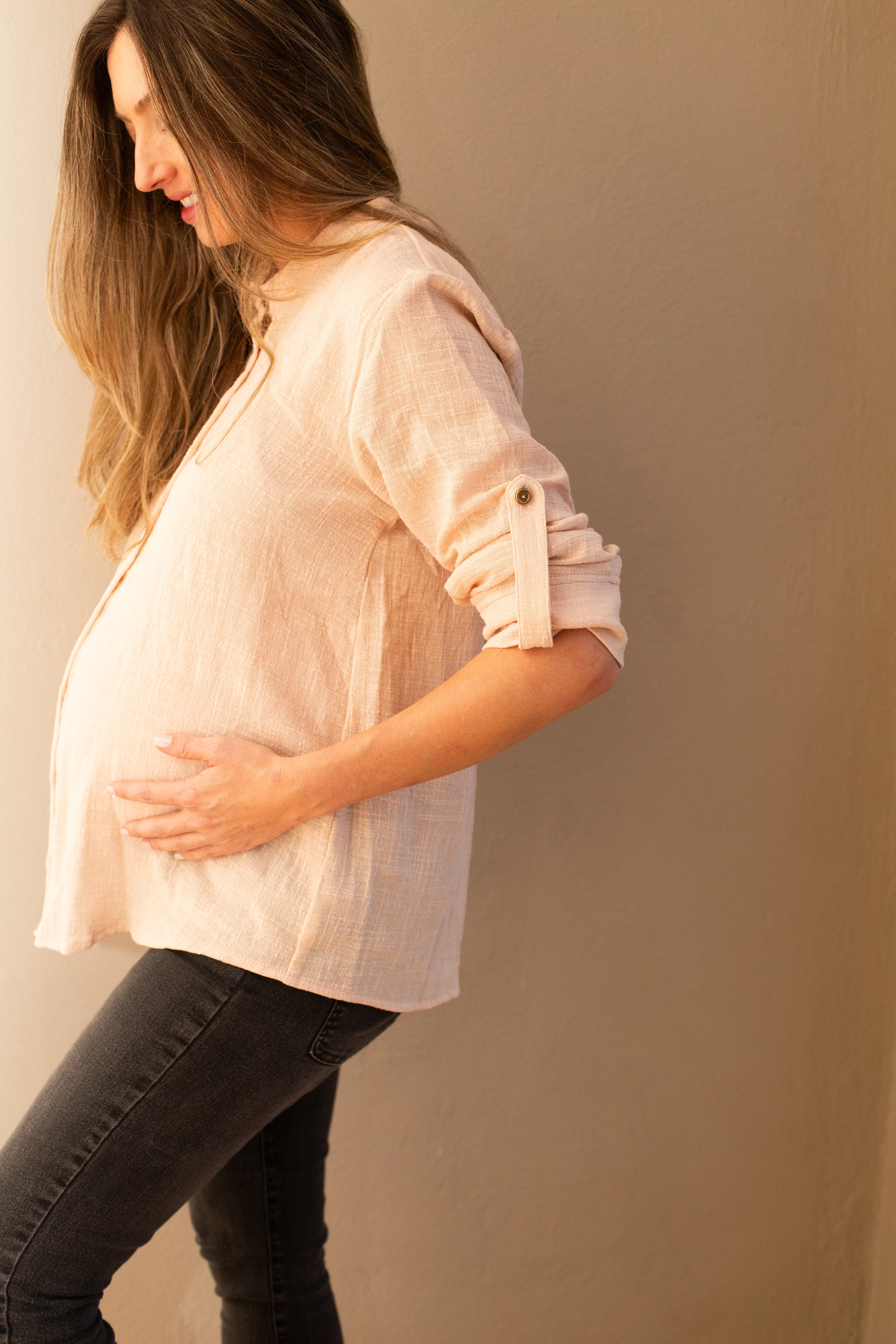 Blusa Pura Rosa Viejo | Ropa de maternidad