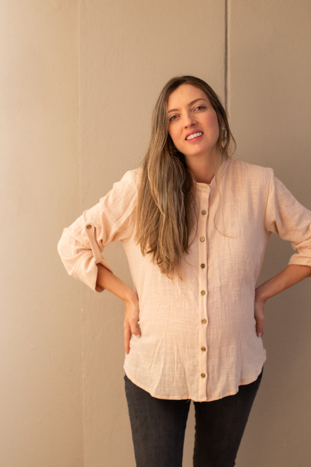 Blusa Pura Rosa Viejo | Ropa de maternidad