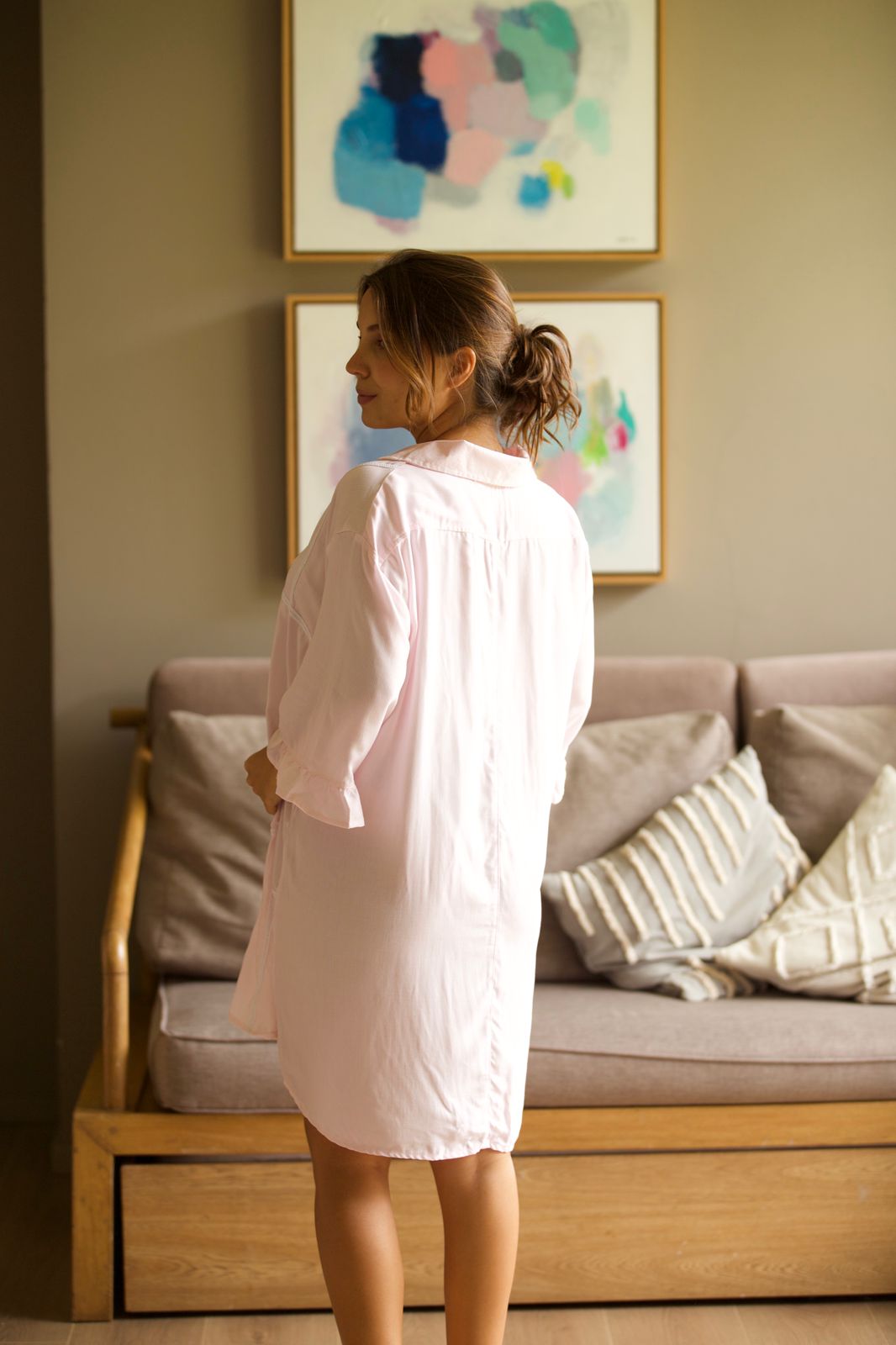 Pijama Serena Rosa | Pijama de maternidad