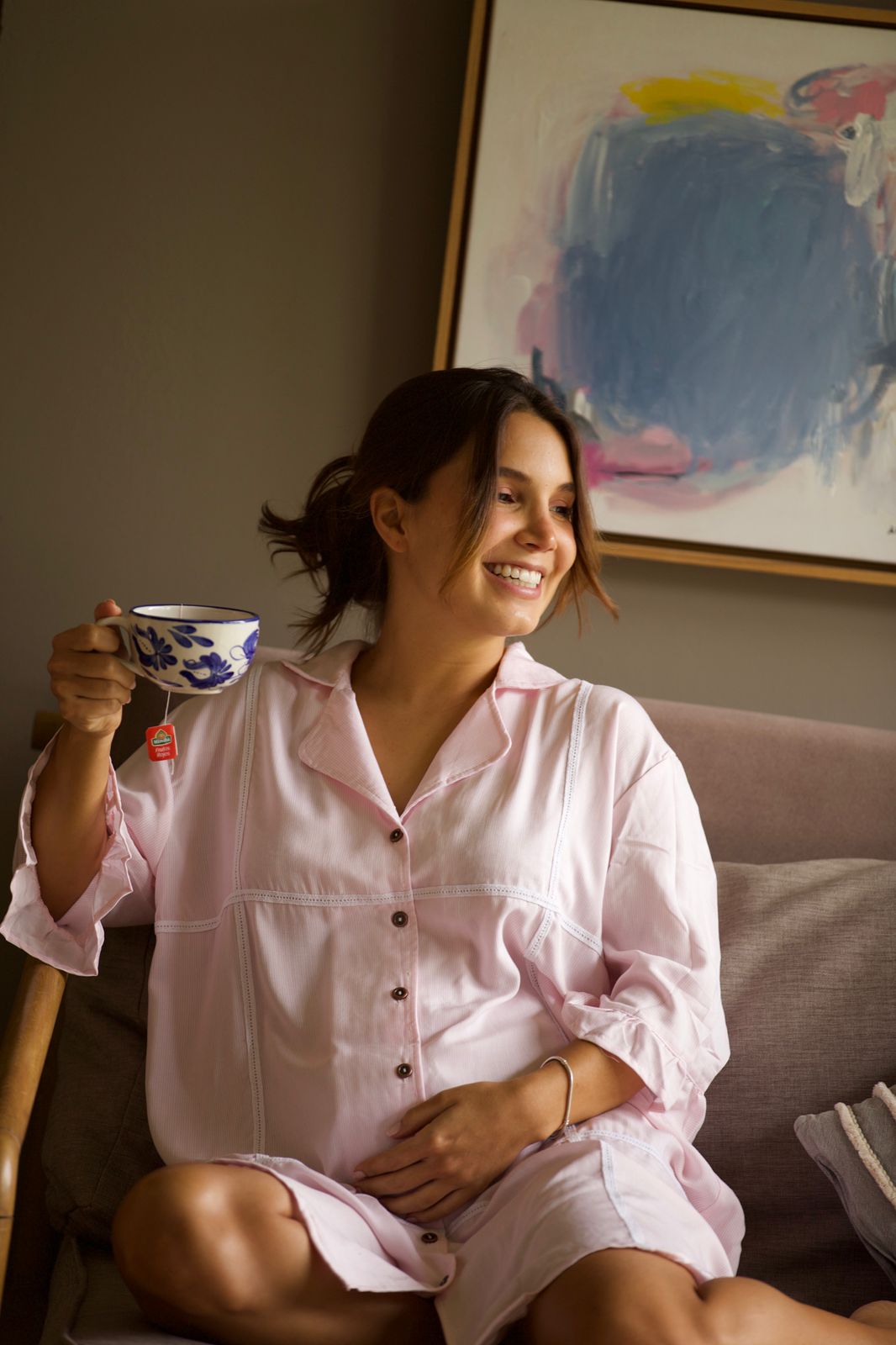 Pijama Serena Rosa | Pijama de maternidad