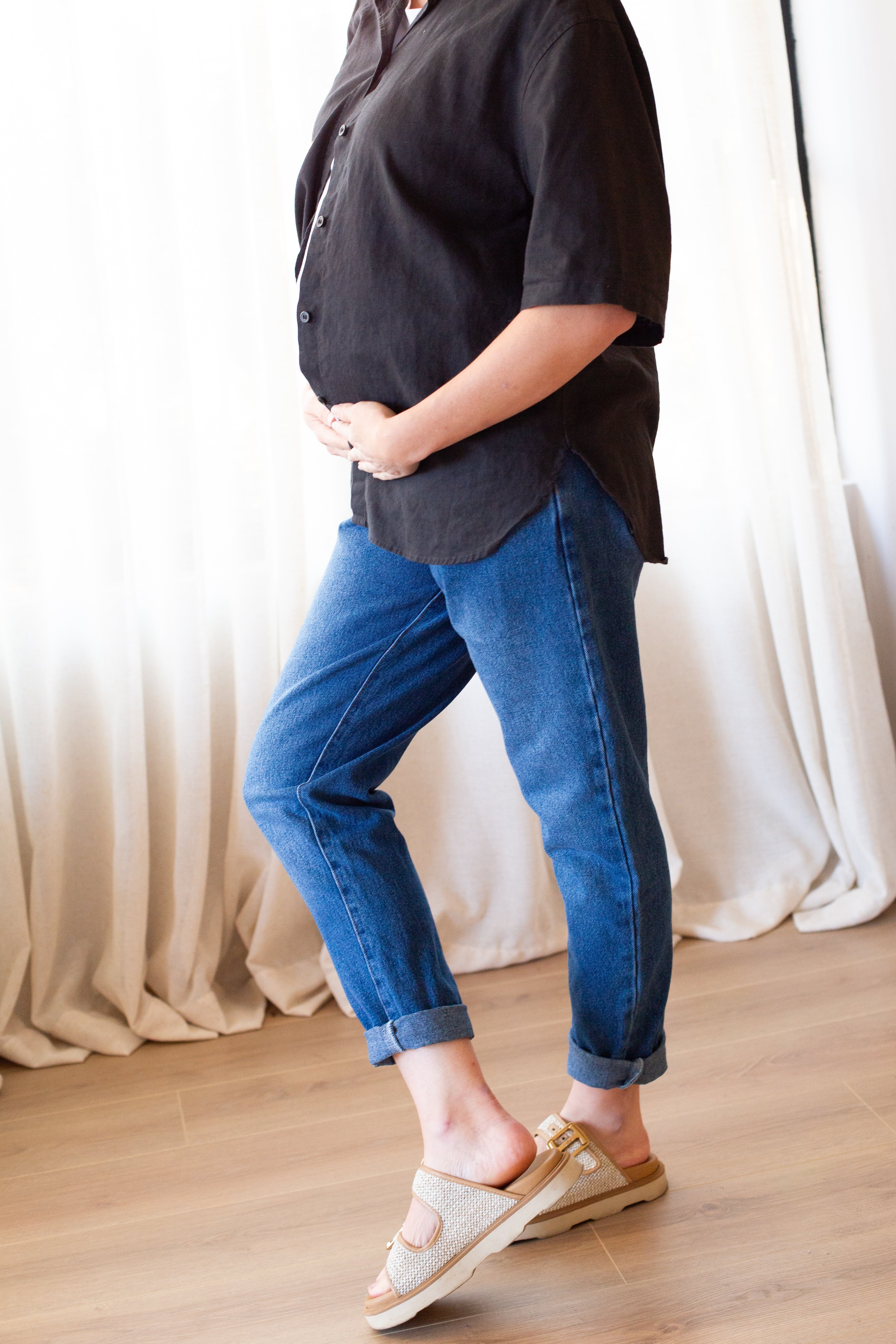 Jean Boyfriend Azul | Jeans de maternidad