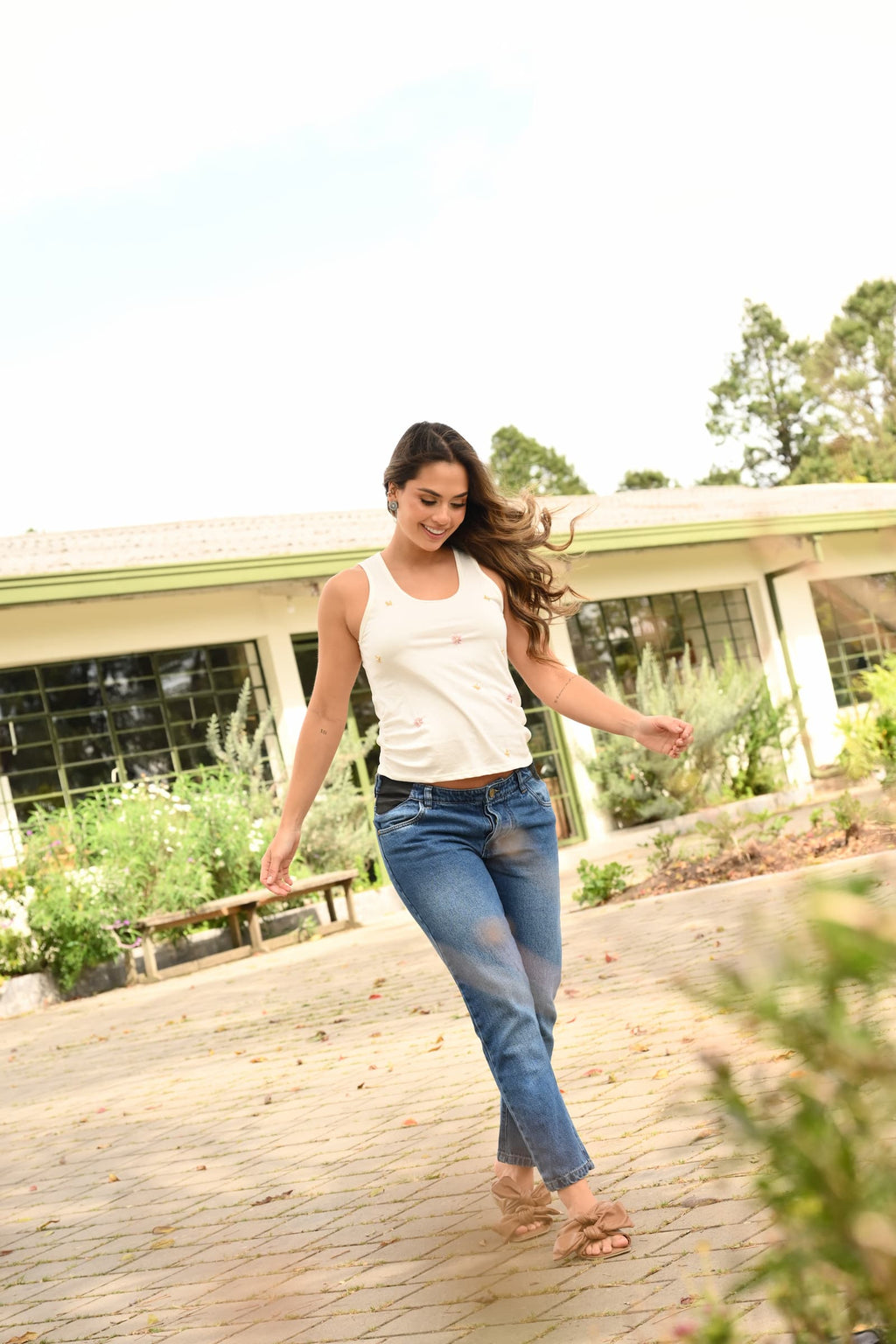 Jean Boyfriend Azul | Jeans de maternidad